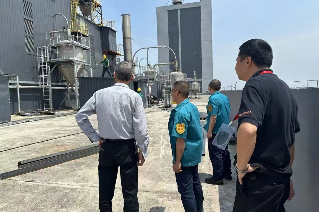 Changshu Polyester hufanya ukaguzi wa usalama kabla ya likizo ya Siku ya Mei