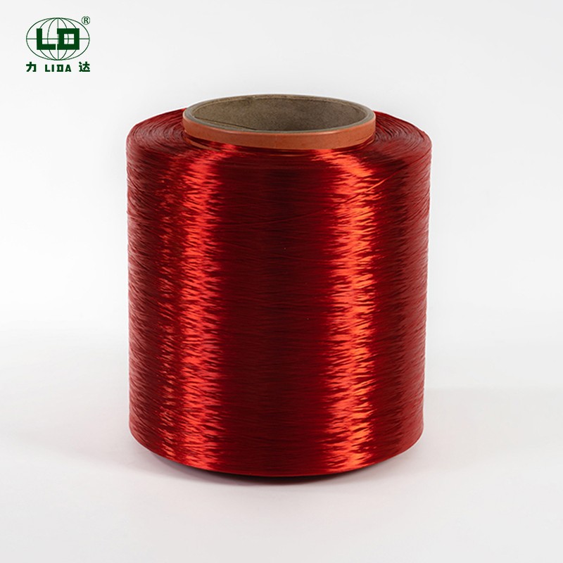 Ambayo viwanda ni jumla ya brgiht polyester dope dyed filament uzi uliotumika
